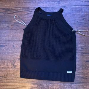 Calvin Klein Sweater Knit Halter Tank Top